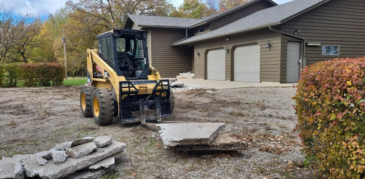 Driveway tear-out