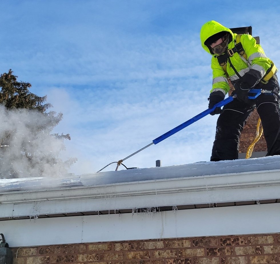 Roof Ice Dam Removal